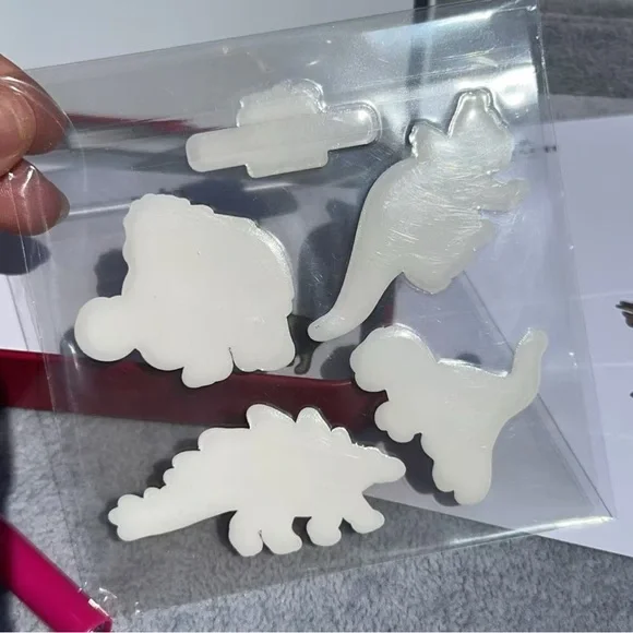 New Coach Dinosaur Tin Box Notepad Set with Stickers & Pen